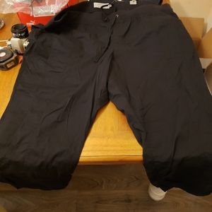 new torrid black poplin crop pants
